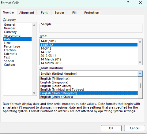 Datumsformat in anderes Gebietsschema konvertieren